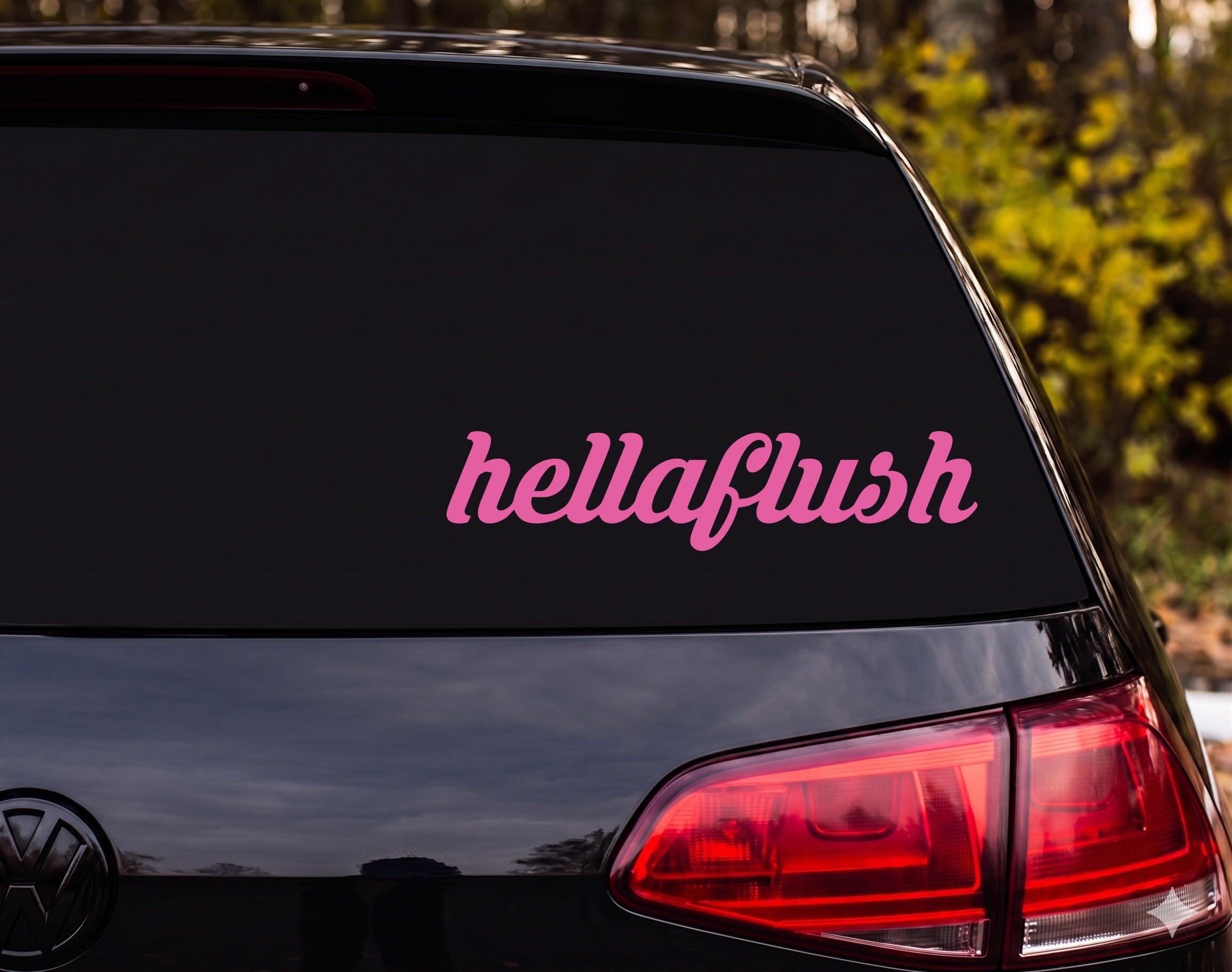 Hellaflush Word Vinyl Decal Sticker Car Window Bumper Laptop - Pink