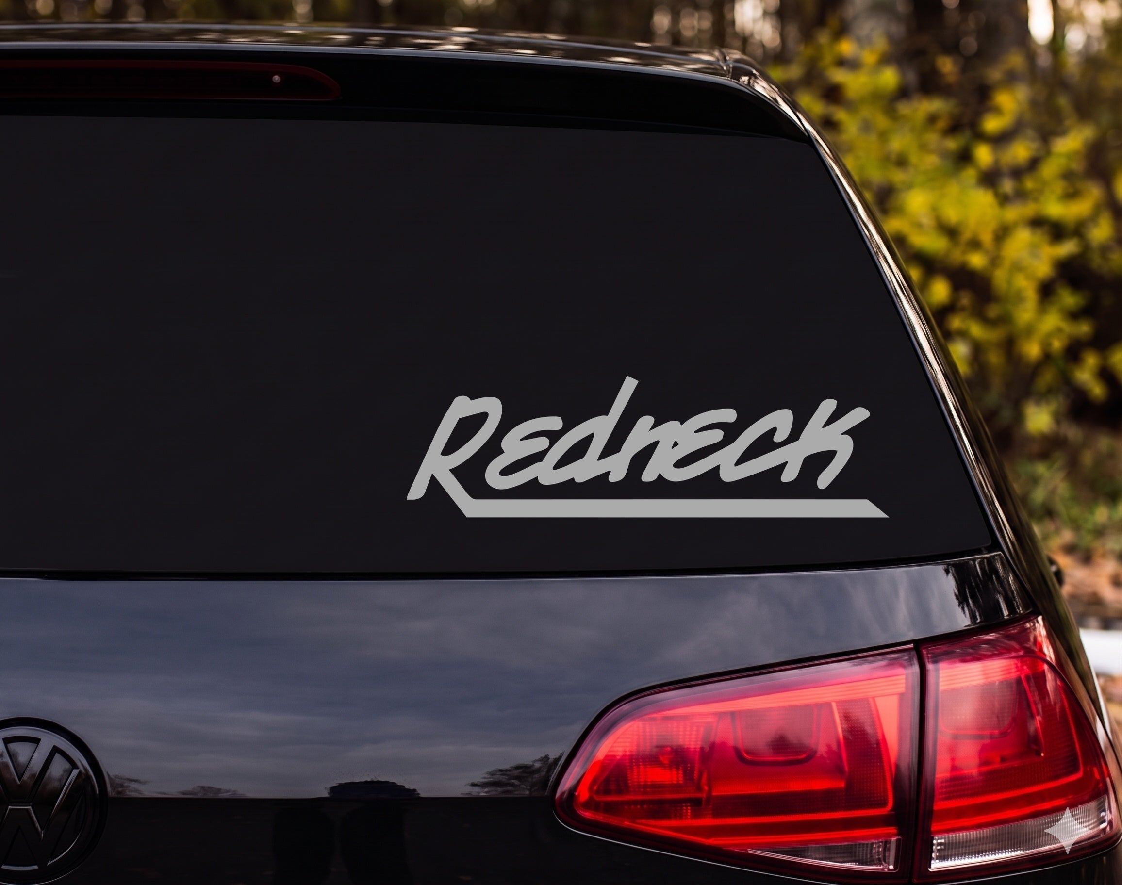Redneck Word Vinyl Decal Sticker Car Window Laptop Bumper - Silver